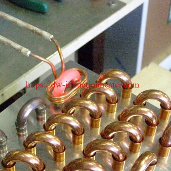induction brazing copper tube and pipe
