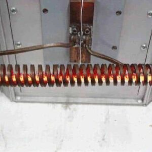 Induction annealing copper wire