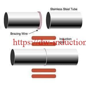 Induction brazing-steel-tubes