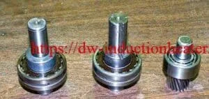 Induction shrink fitting bearing