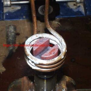 Induction annealing shaft end