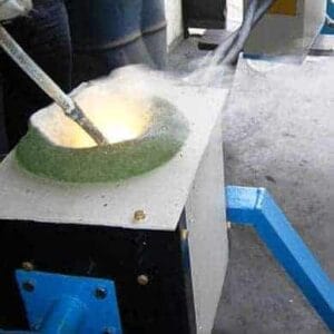 induction melting copper