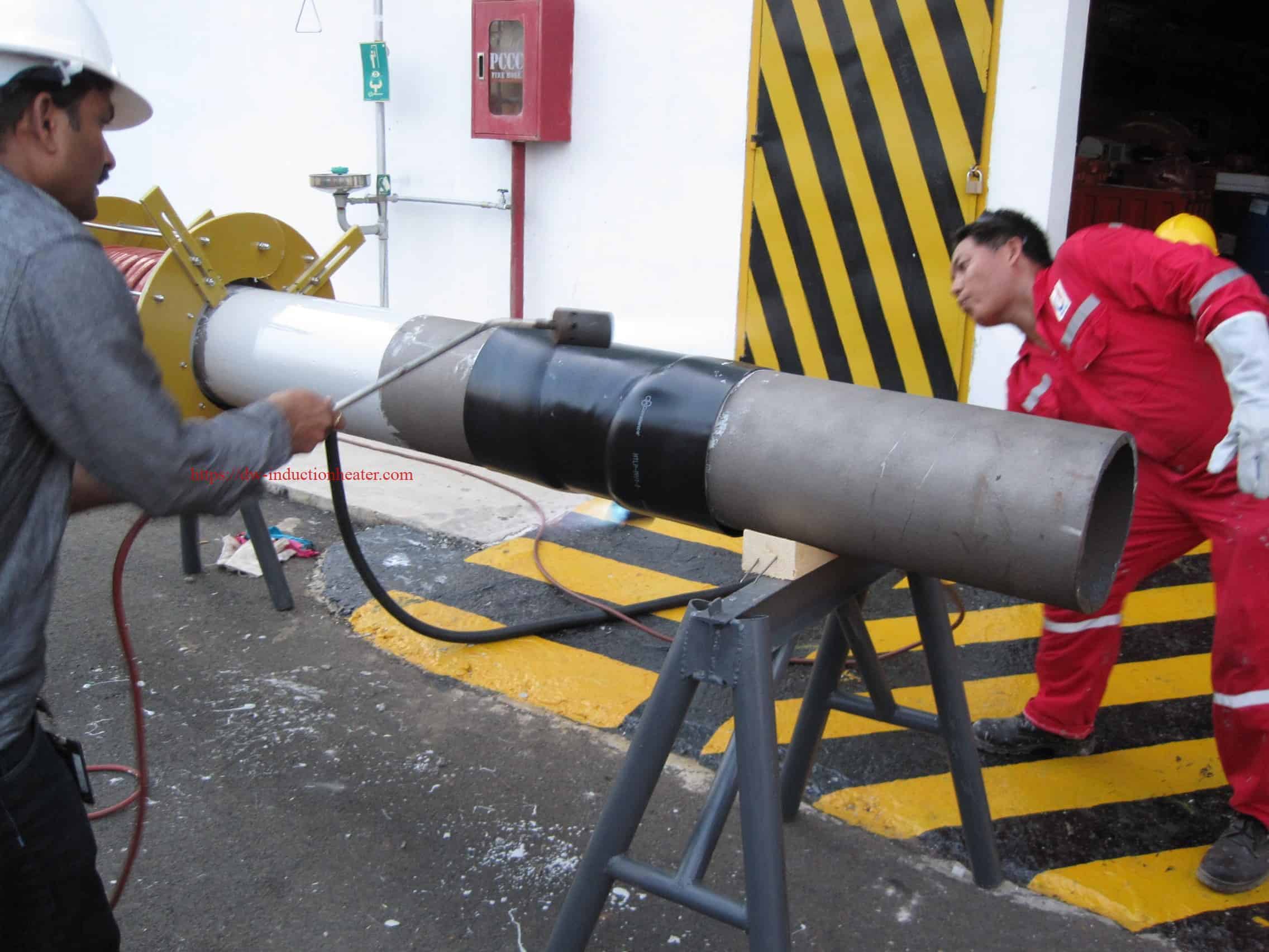 Induction heating Pipeline paint coating