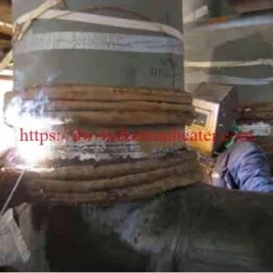 stress relieving welds with induction