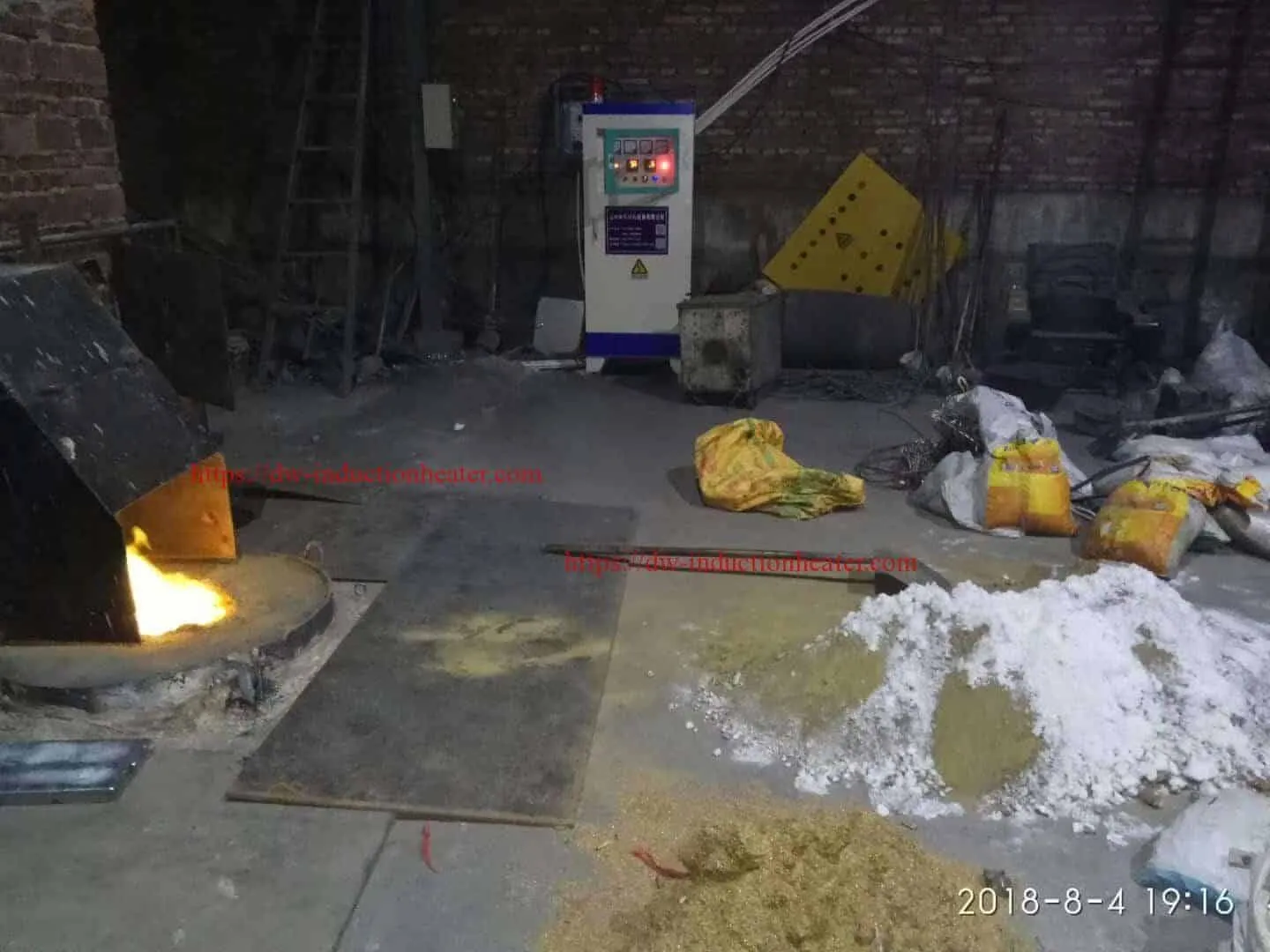 induction melting brass furnace