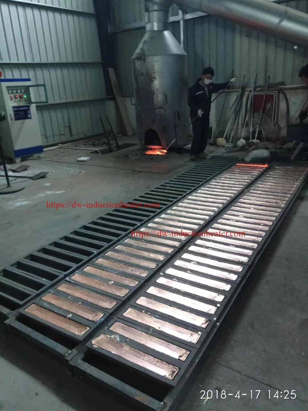 brass melting induction furnace