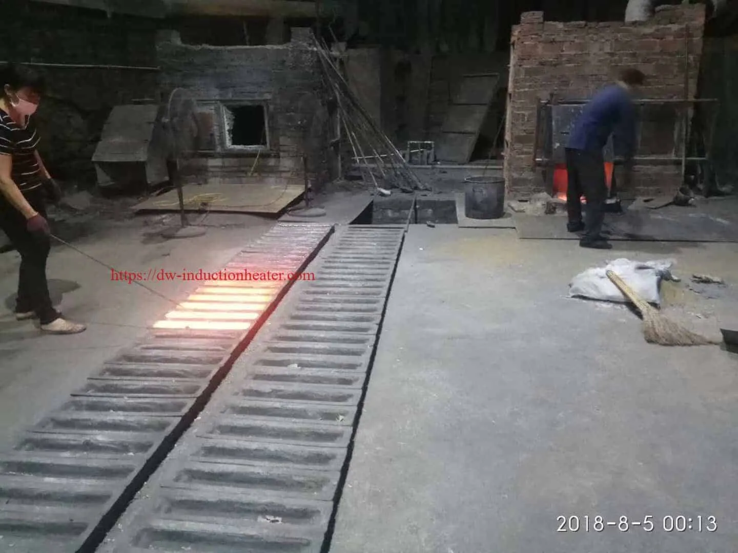 induction brass melting furnace