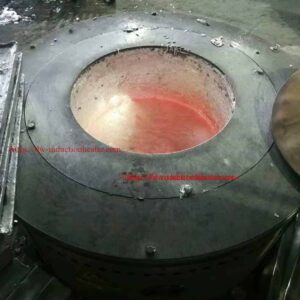 Aluminium melting induction furnace