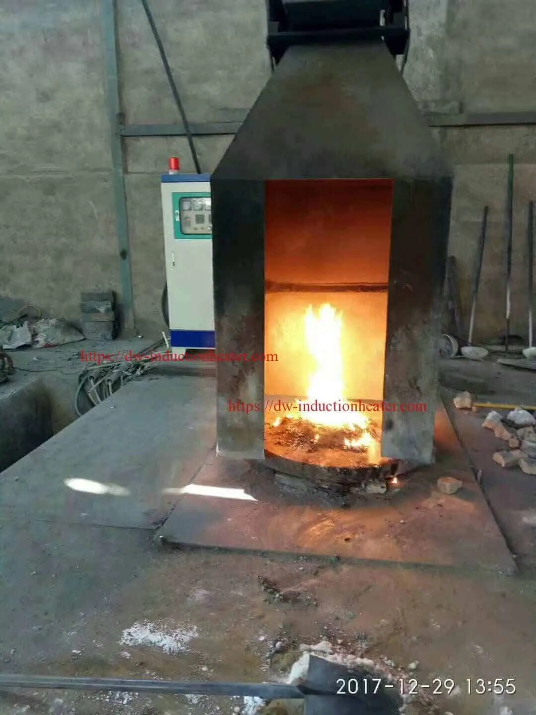 Copper scrap melting furnace