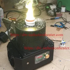 small gold melting furnace with medium frequency melting