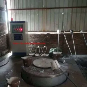 melting aluminum scraps/ingots/cans furnace with induction