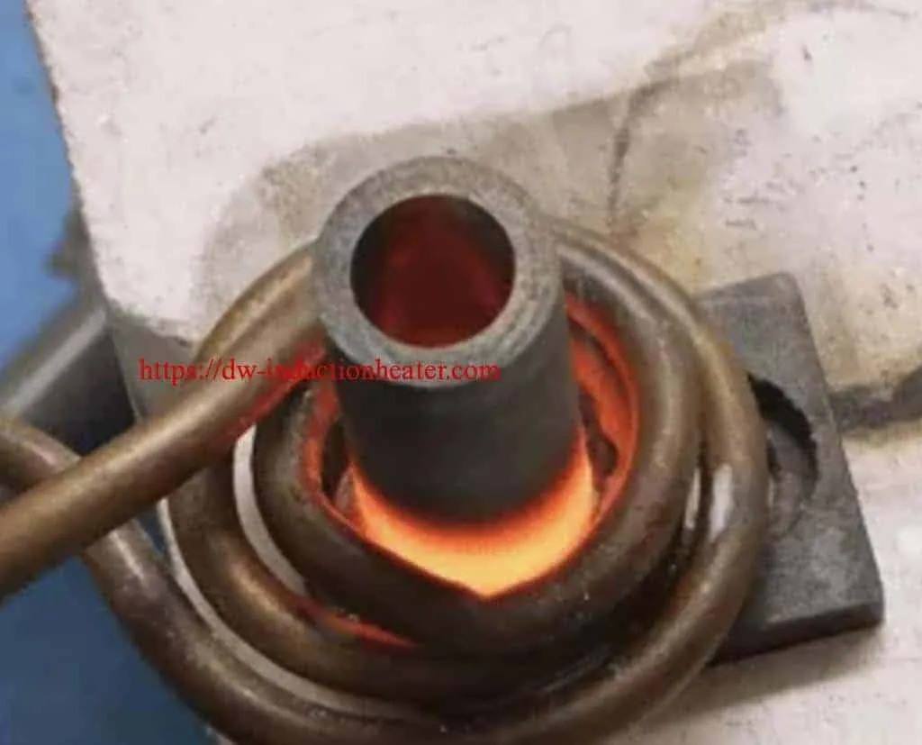 Induction brazing carbide onto steel