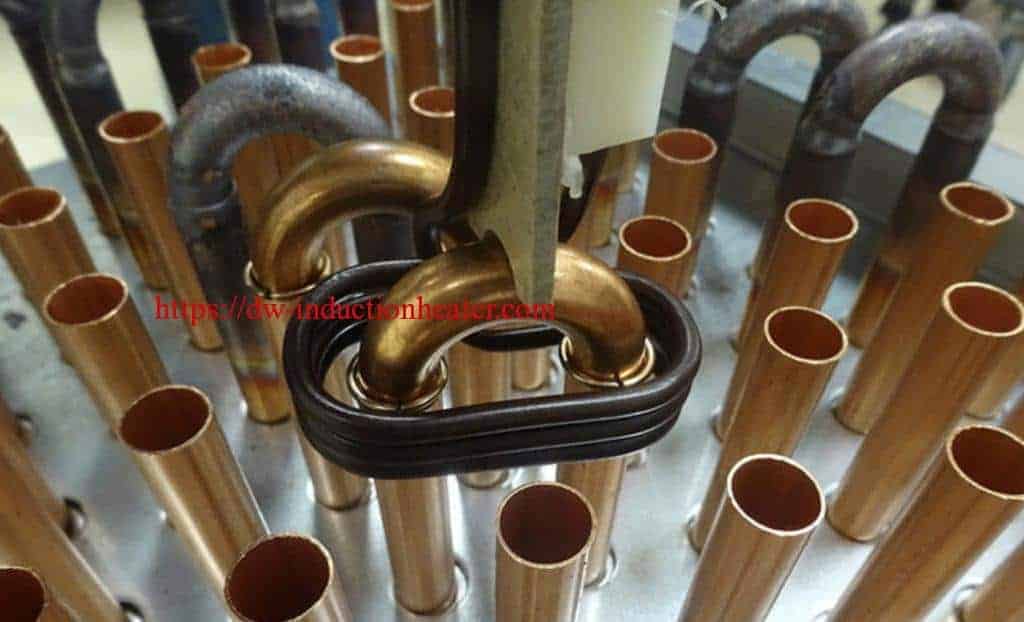 Induction Brazing heat exchanger copper tube