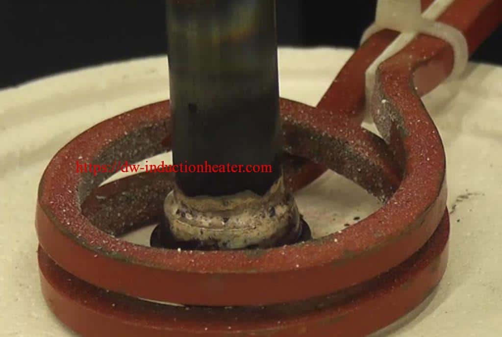 High frequency induction brazing steel tube