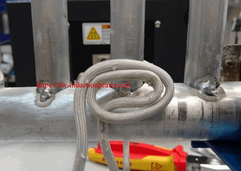brazing aluminum tube with induction heating