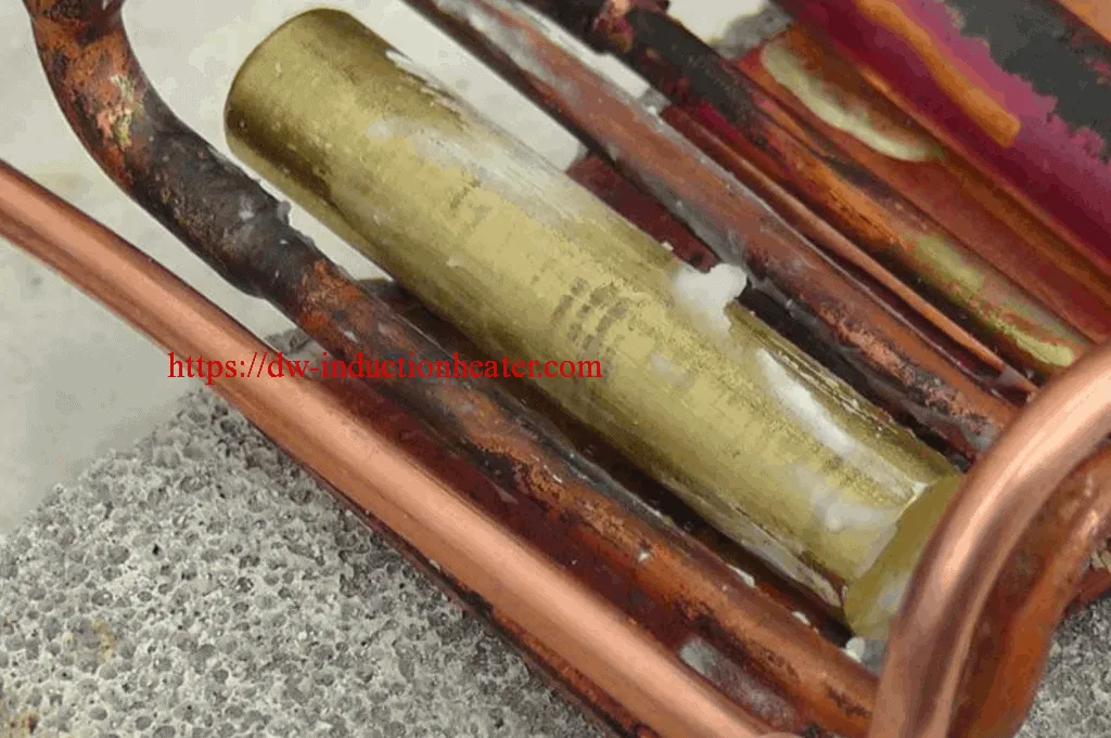 induction brazing brass copper