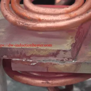 brazing copper plates overlay joints