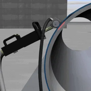 RPR Induction Pipeline Coating Removal Application