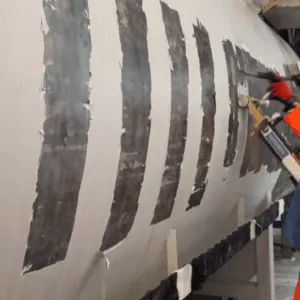 Induction Coating Removal from Steel Surface