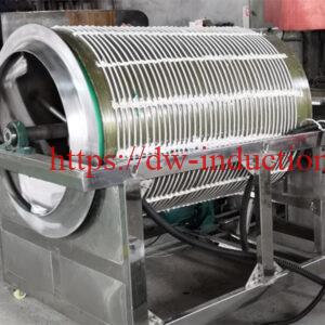 pemanasan induksi pikeun drying dahareun dina drum usaha Rotary