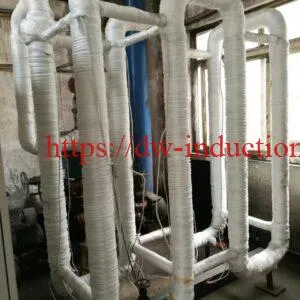 induction thermal fluid pipeline heater