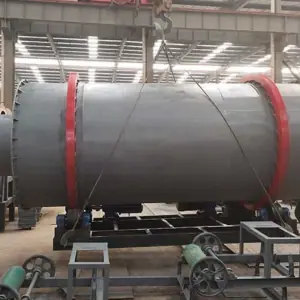 Induction heat drum dryer for drying Coal Slime-River Sand-Gypsum-Slag-Grain-Sawdust