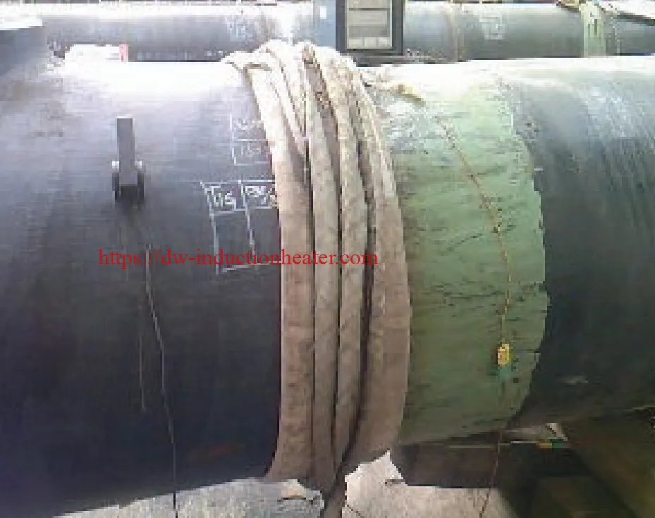 induction pre-heating pipes and tubes