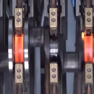 Induction crankshaft hardening surface
