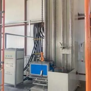 Vertical Roller Shaft Induction Hardening Machine