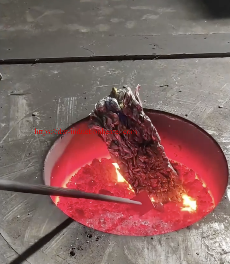 aluminum cans melting induction furnace for recycling