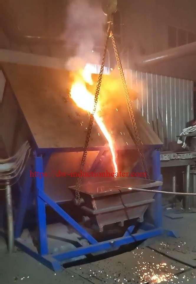 aluminum melting induction furnace