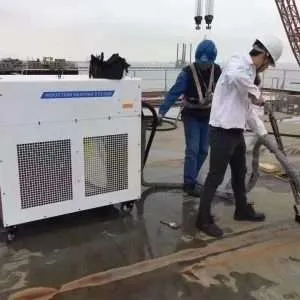 Induction Straightening and Alignment of Frames and Support Structures in Heavy Machinery