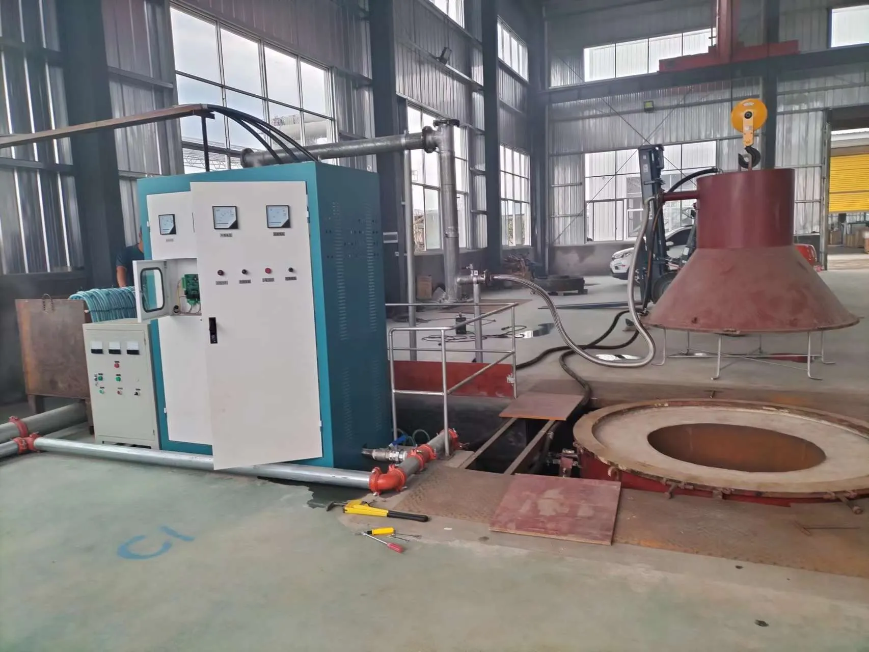Vacuum Separation And Recovery Zinc Induction Furnaces for Copper-Zinc Alloy Scraps